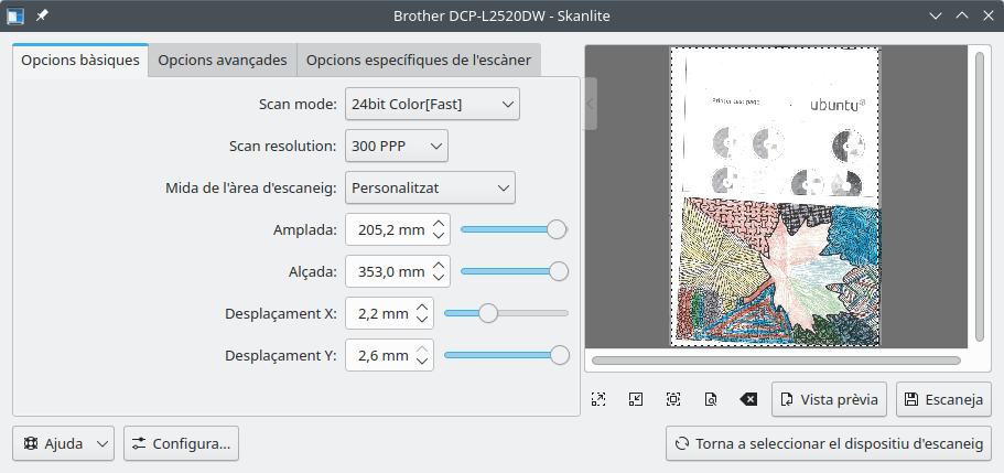 Brother DCP L2520DW   Skanlite 001