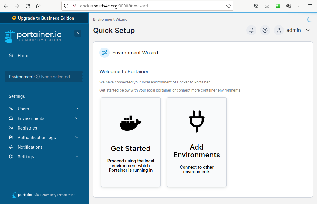 Docker S4c Portainer Ui