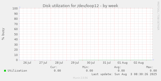 Disk utilization for /dev/loop12